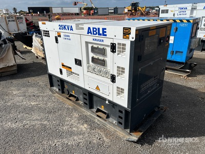 2023 Able LG25IS 25 kVA Skid-Mounted Generator Set