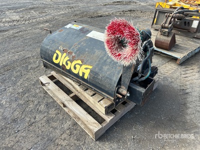 2014 Digga ML000341 1100 mm Scopa spazzatrice per mini pala