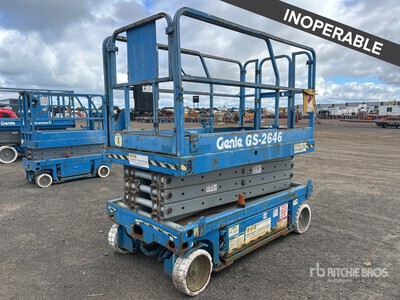2001 Genie GS2646 Electric Scissor Lift (Inoperable)