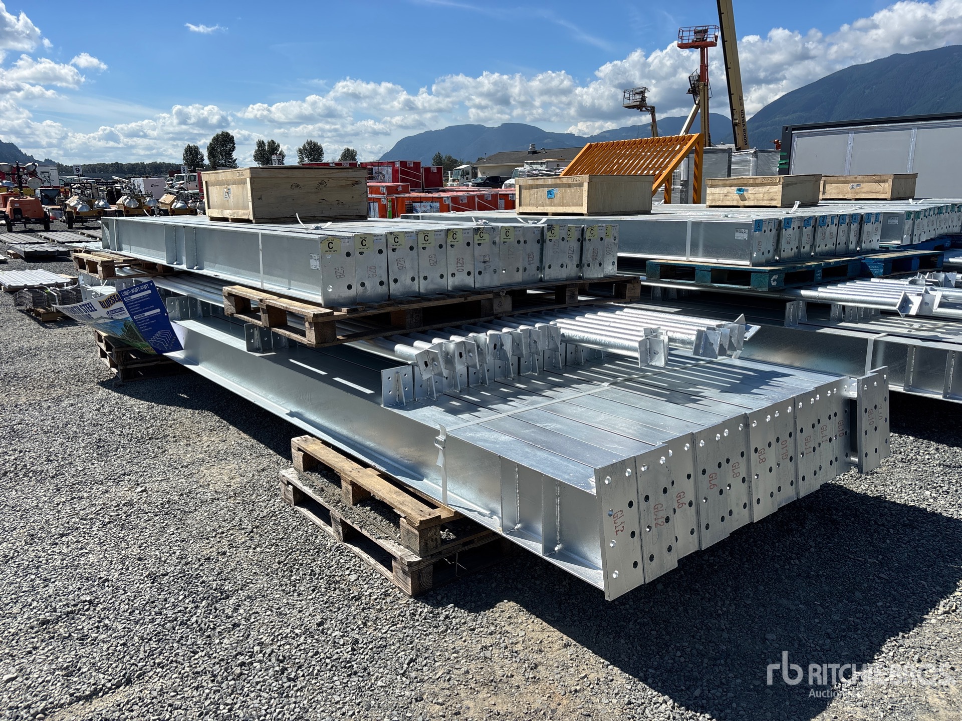 2026 BLUESEA 50 ft x 100 ft Steel Frame Only Storage Building (Unused)