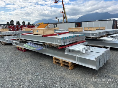 2026 BLUESEA 50 ft x 100 ft Steel Frame Only Storage Building (Unused)