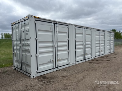 2025 40 ft High Cube Multi-Door Storage Container
