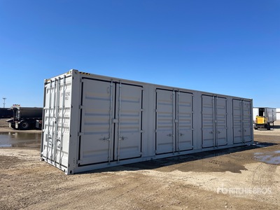 2025 40 ft High Cube Multi-Door Storage Container
