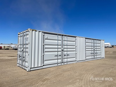2025 40 ft High Cube Multi-Door Storage Container