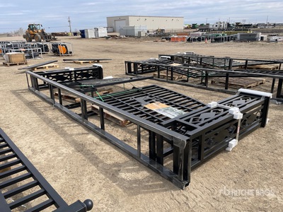 2026 Suihe NFG-20FGP-E 19 ft x 5 ft Wrought Iron Bi-Parting Puerta de entrada (Unused)
