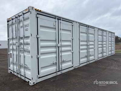 2025 40 ft High Cube Multi-Door Storage Container (Unused)