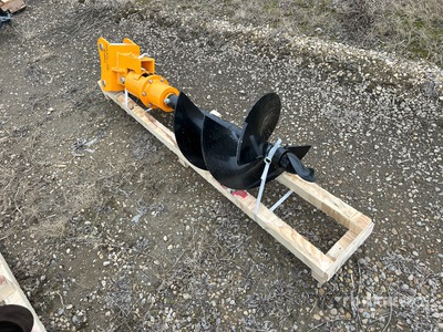 2026 GIYI 18 in Excavator Auger - Fits Cat 303 (Unused)