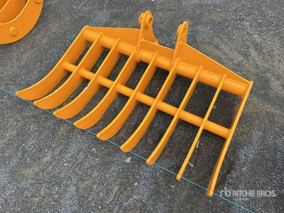 GIYI 1140 mm Baggerrechen - Fits Cat 307 (Unused)