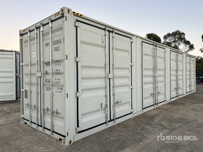 2025 40 ft High Cube Multi-Door Storage Container (Unused)
