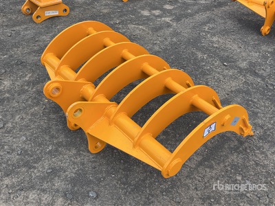 2026 GIYI 1200 mm Excavator Rake (Unused)