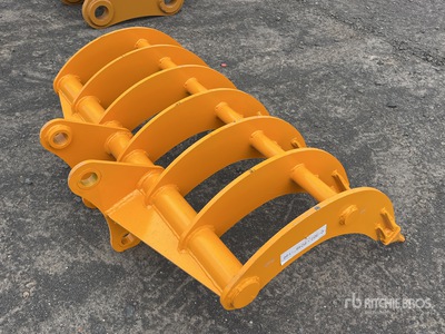 2026 GIYI 1200 mm Excavator Rake (Unused)