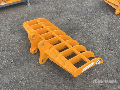 2026 GIYI 960 mm pro fit to cat 303 Excavator Rake (Unused)