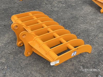 2026 GIYI 1140 mm Cat 307 Excavator Rake (Unused)
