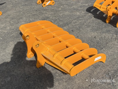 2026 GIYI 1140 mm Cat 307 Excavator Rake (Unused)