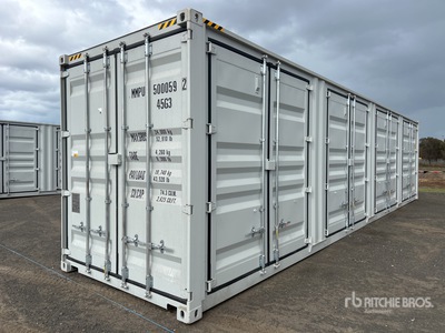 2025 40 ft High Cube Multi-Door One-Way Storage Container (Unused)