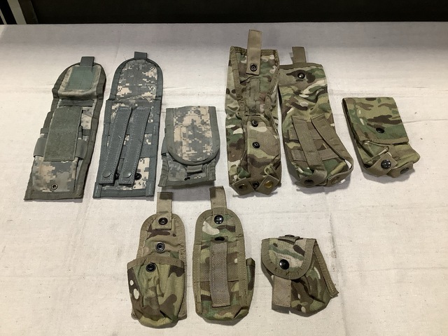 (232) M4 Two Mag Pouches, (112) Individual Equipment Bags & Assorted Items