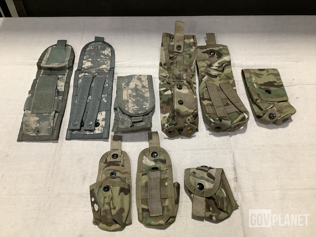 (232) M4 Two Mag Pouches, (112) Individual Equipment Bags & Assorted Items