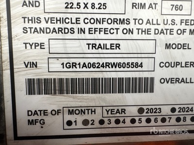 2024 Great Dane ESS-1114-31053 53 ft x 102 in T/A Refrigerated Trailer