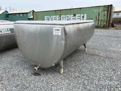 320 gal Portable Stainless Steel Bulk Milk Tanque