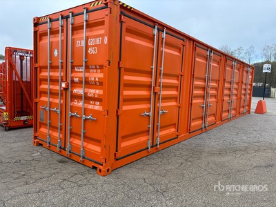 2026 40 Ft High Cube Multi-Door Storage Container (Unused)