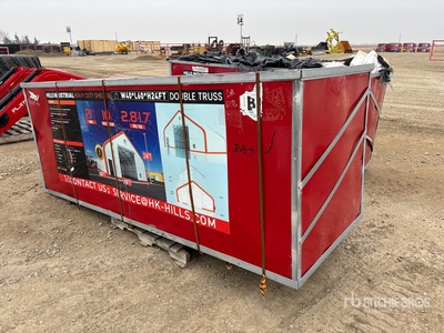 HIlls Industrial 40 ft x 60 ft x 24 ft Double Truss Storage Building