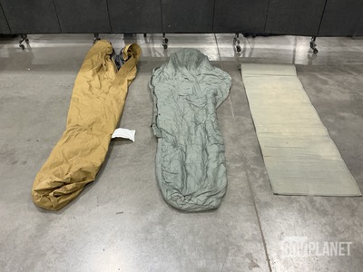 (7) Sleeping Bags, (9) Self-Inflating Sleeping Mats & Assorted Items