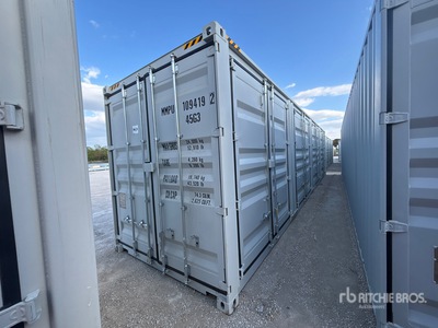 2025 40 ft High Cube Multi-Door Storage Container