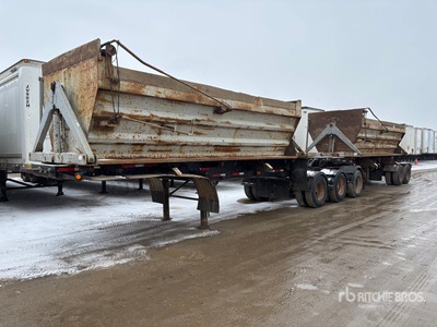 2000 Scona 21 ft Super B-Train Lead Remolque de descarga lateral