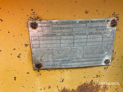 2013 Belshe Equipment Trailer