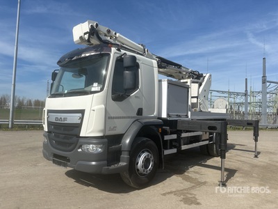 2015 Isoli PTJ270S on 2015 DAF LF 280 FA 4x2 Crew Cab Bucket Truck