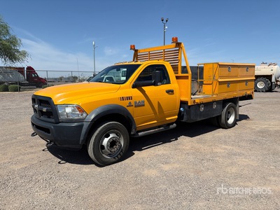 2017 Ram 5500 4x2 Flatbed Truck