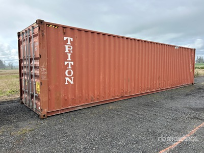 2013 40 ft High Cube Storage Container