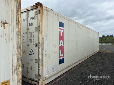 2010 40 ft High Cube Refrigerated Storage Container (Inoperable)