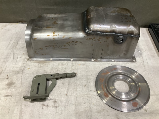 Oil Pans, Pistons, Hand Brake Assemblies & Assorted Items