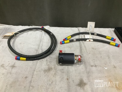 Pump Unit, Hose Assemblies, Data Plates & Assorted Items