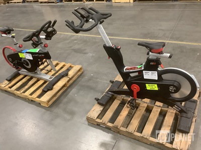 (2) Life Fitness Indoor Cycles Spin Bikes