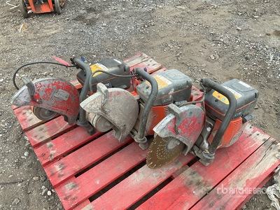Quantity of (3) Husqvarna K770 Sega cutt-off