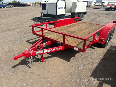 2014 Lamar 12 ft T/A مقطورة معدات