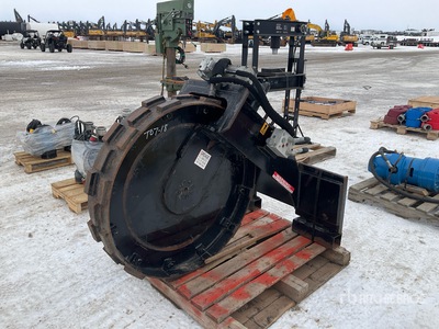 Trench Grader SP42 42 in Vibrating Skid Steer Compaction Wheel