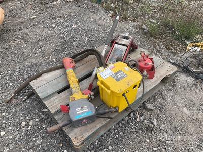 2.5 Ton Jack, 5.0 KVA Transformer, Hydraulic Breaker, Pneumatic Tool