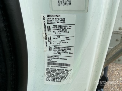 2019 Freightliner M2 106 4x2 Van Truck