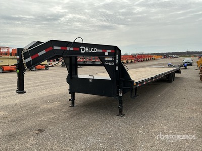 2026 Delco 40 ft T/A Remolque Portamaquinaria