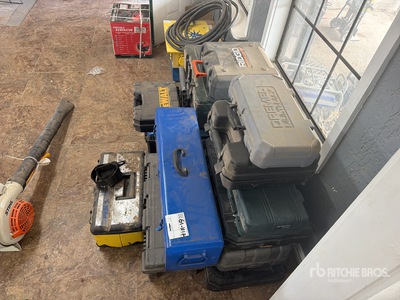 Quantity of (16) Empty Tool Boxes, Empty Tool Cases Varios, herramientas manuales