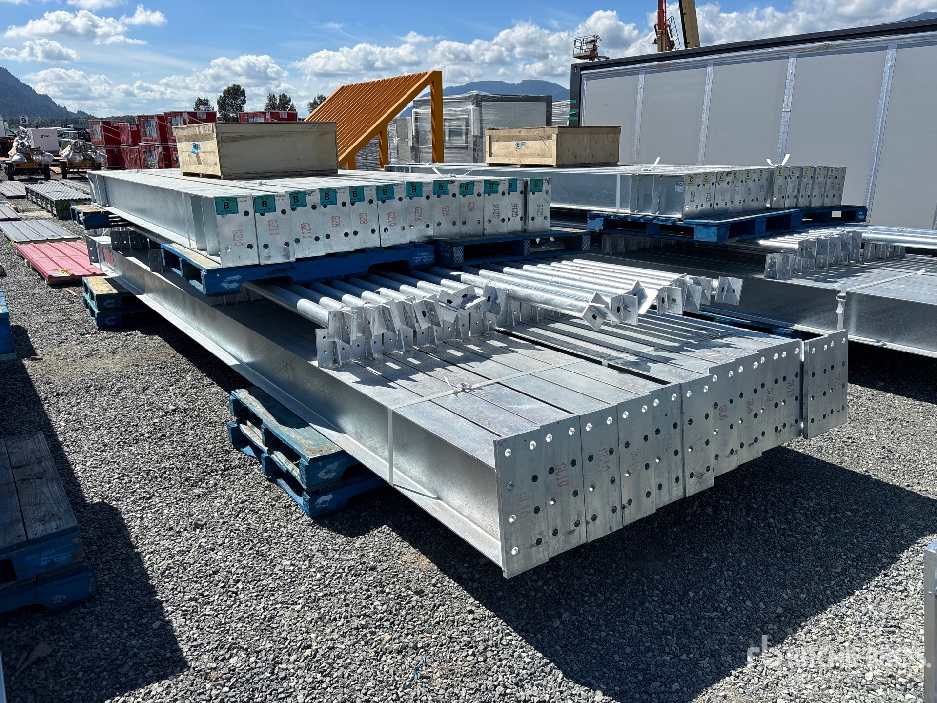 2026 BLUESEA 50 ft x 100 ft Steel Frame Only Storage Building (Unused)