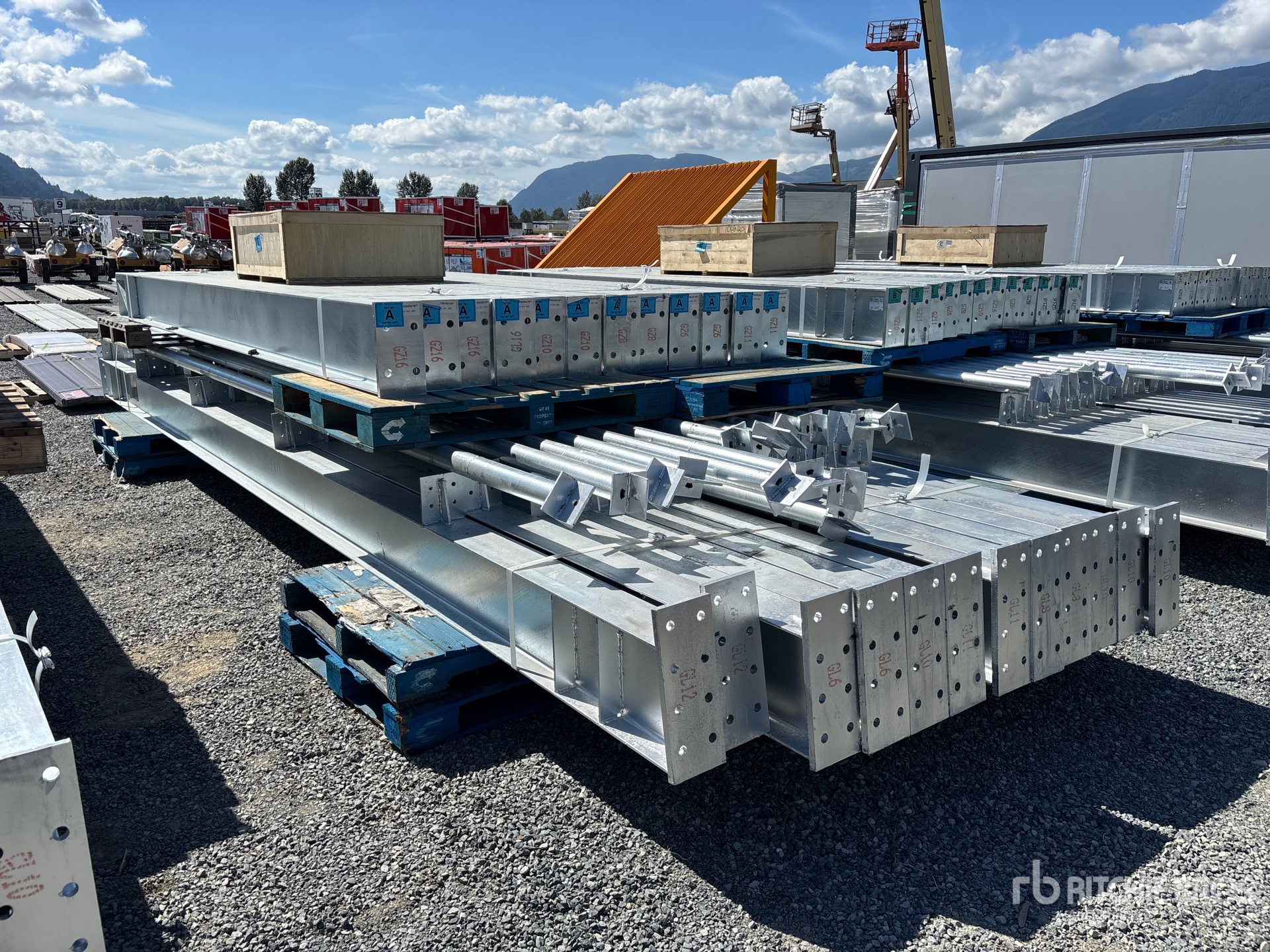 2026 BLUESEA 50 ft x 100 ft Steel Frame Only Storage Building (Unused)