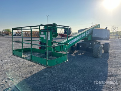 2016 Genie S-60X 4WD Diesel Telescopic Boom Lift