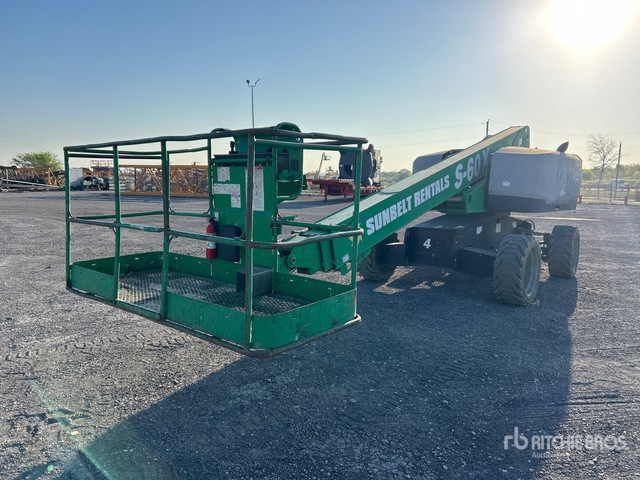 2016 Genie S-60X 4WD Diesel Telescopic Boom Lift
