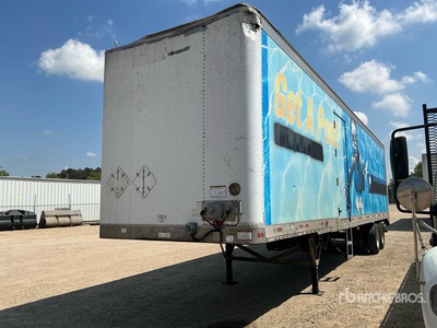 1987 Great Dane 45 ft x 102 in Sliding T/A Remorque fourgon