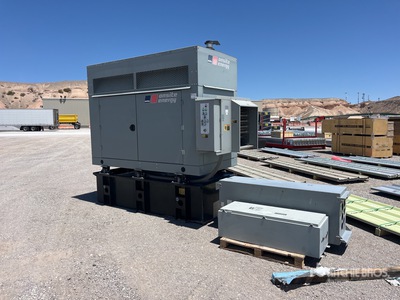 MTU 100 kW Skid-Mounted w/ Transfer Switches Generator Set