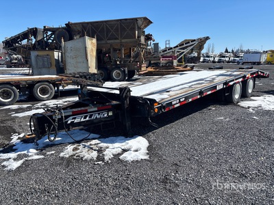 2012 Felling 25 ft T/A Equipment Trailer